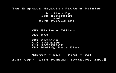 Graphics Magician (The) atari screenshot